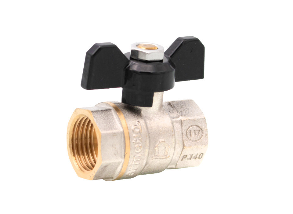 Mosadzný guĺový ventil s motýlom 3/8