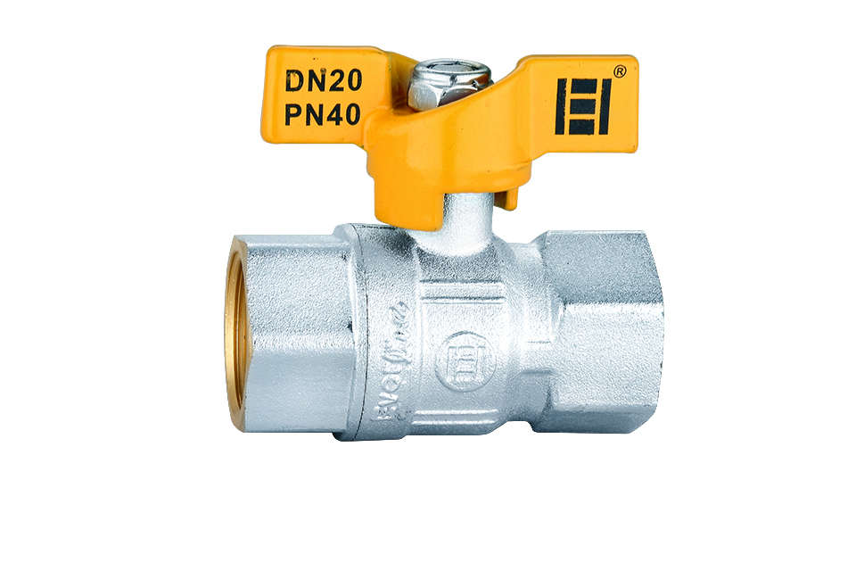 Guľový ventil motýľového typu pre plyn 1/2