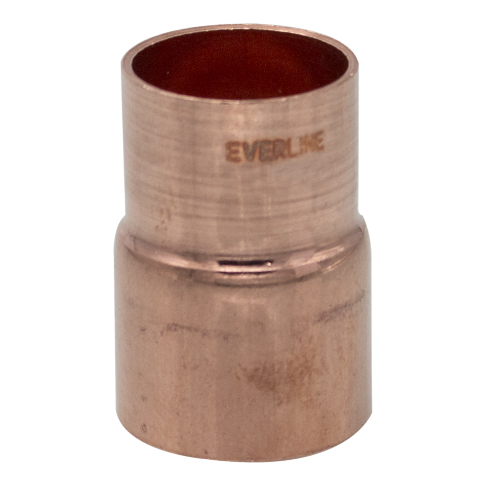 Medený redukovaný nátrubok 28X22 FF